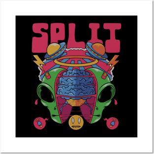 Split head Posters and Art